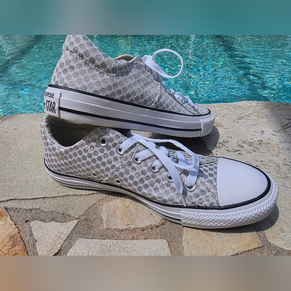 Converse Womens CTAS Gray And White Madison OX Sneakers Size 8 - Picture 8 of 10